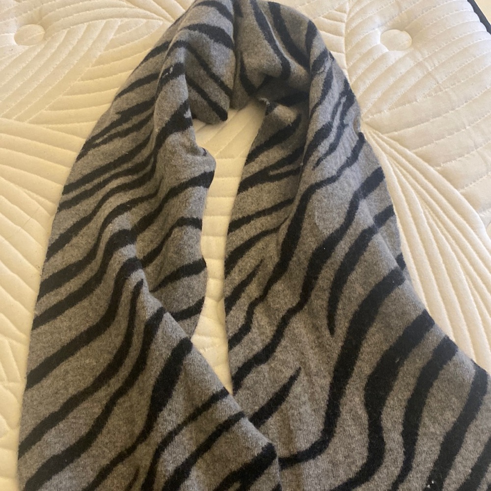 Zebra print scarf